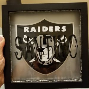 Raiders Shadow Box with LED Lights